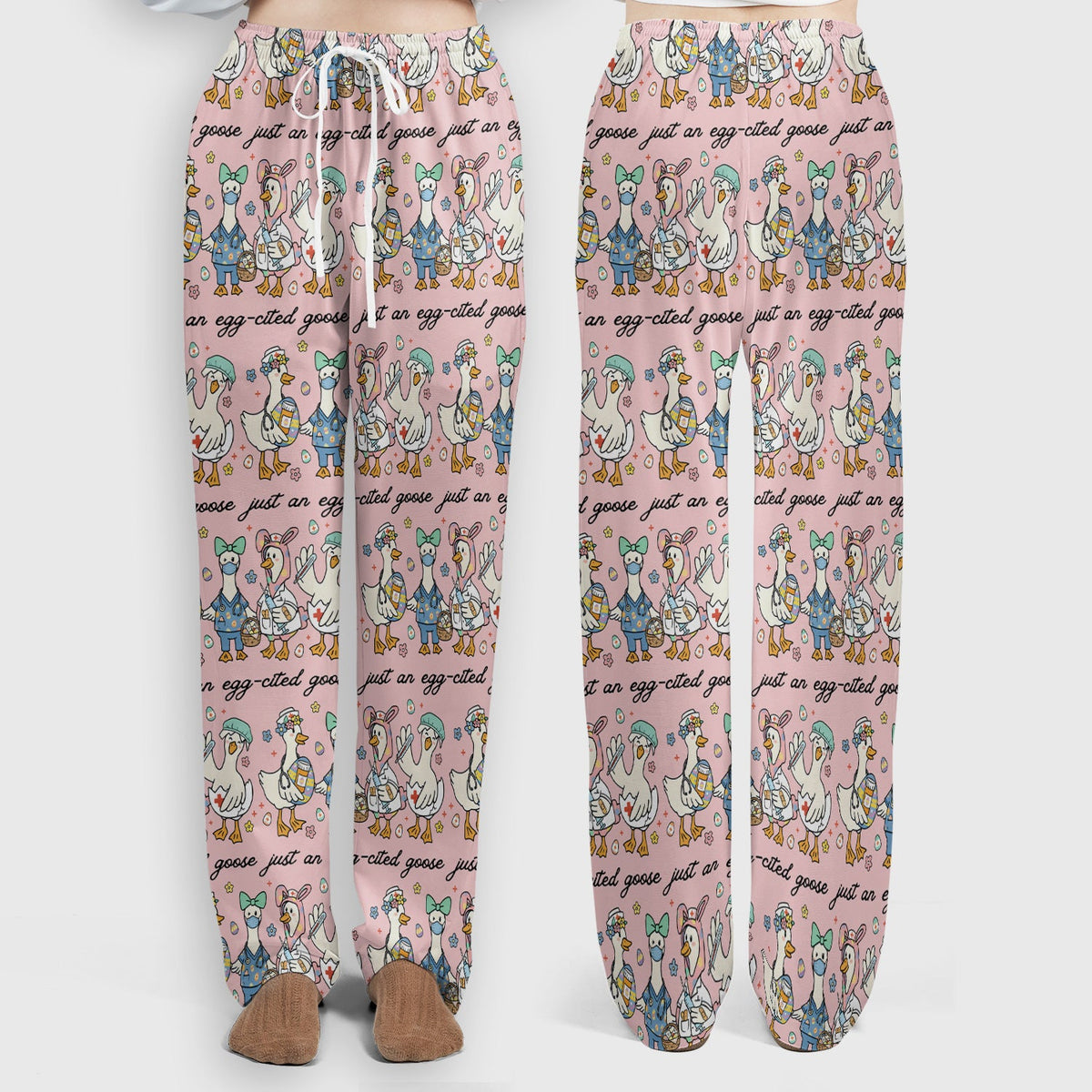 Easter Goose Nurse Scrub Set
