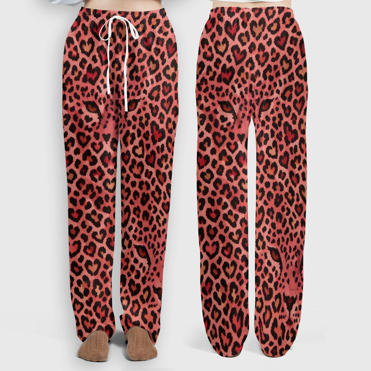 Leopard Pink Nurse Scrub Set