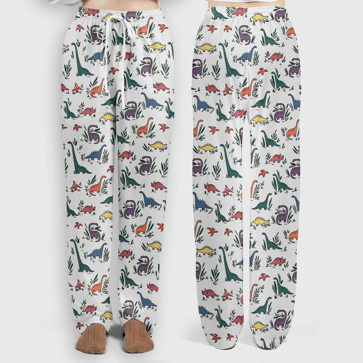 Dinosaur Leafy Garden Nurse Scrub Set
