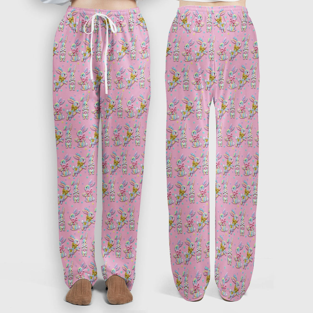 Cartoon Bunny Nurse Scrub Set