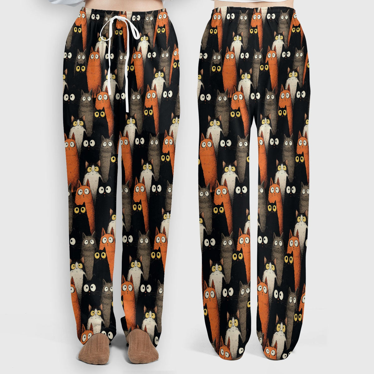 Black Cat Lover Nurse Scrub Set