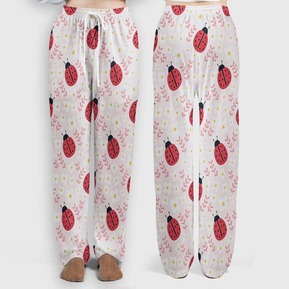 Lovely Ladybug Blossom Garden Nurse Scrub Set