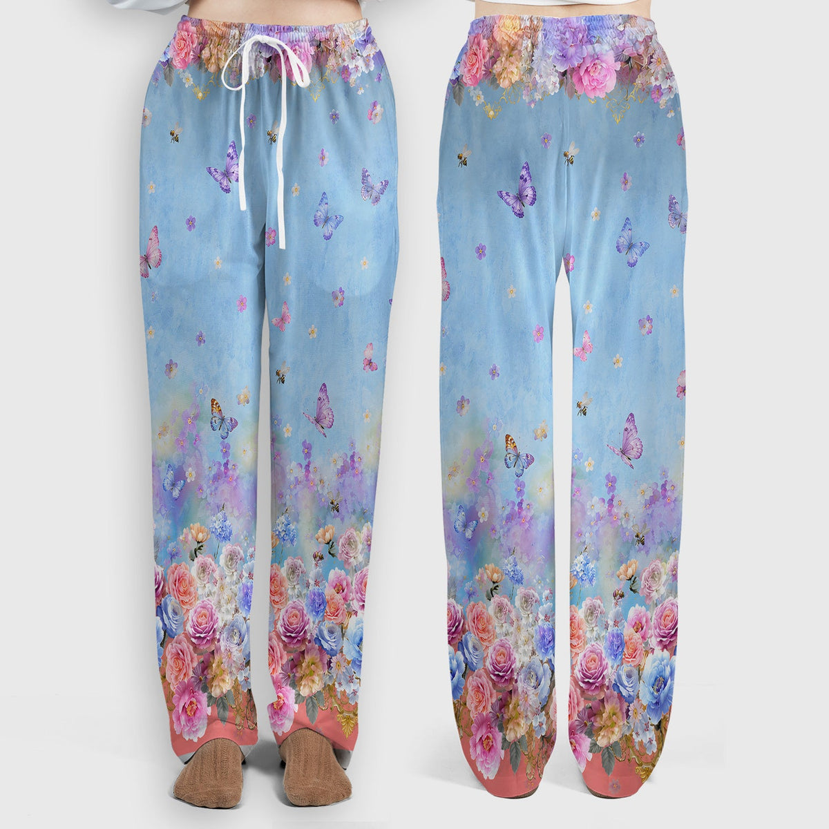 Pastel Flower Garden Nurse Scrub Set