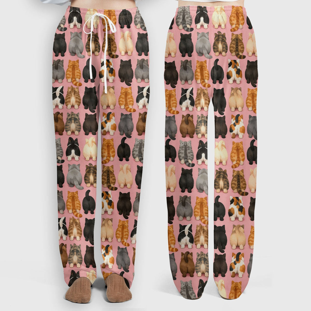 Cats Back View Nurse Scrub Set