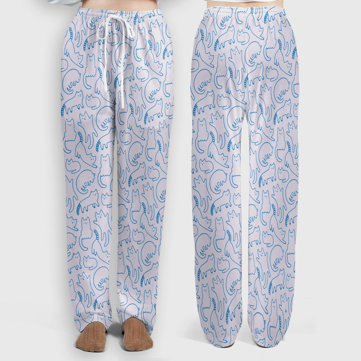 Artistic Cat Nurse Scrub Set