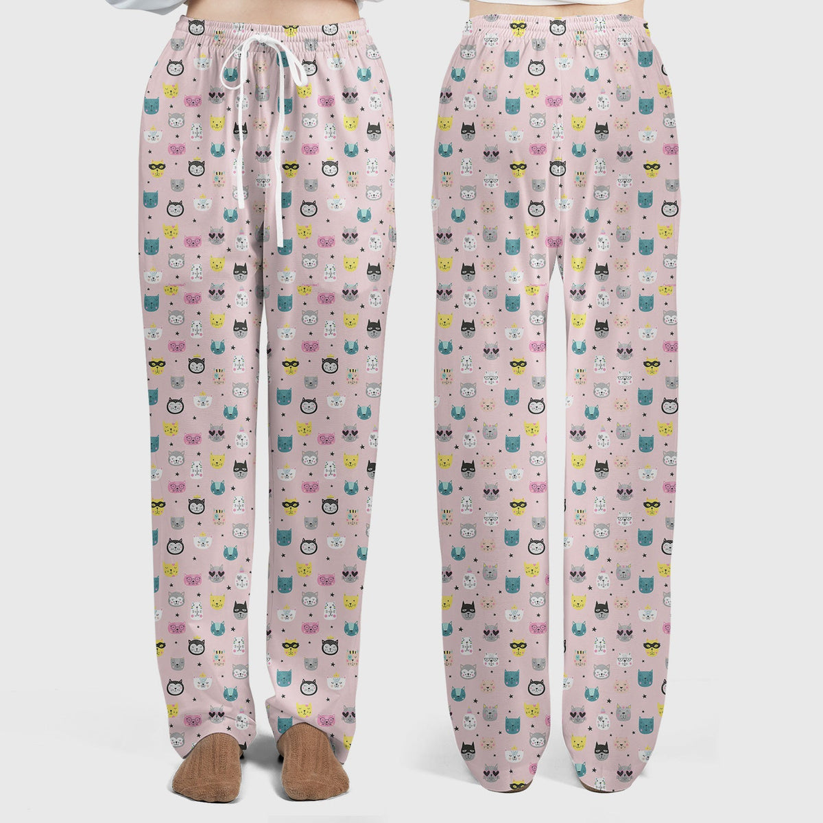Colorful Kitty Nurse Scrub Set