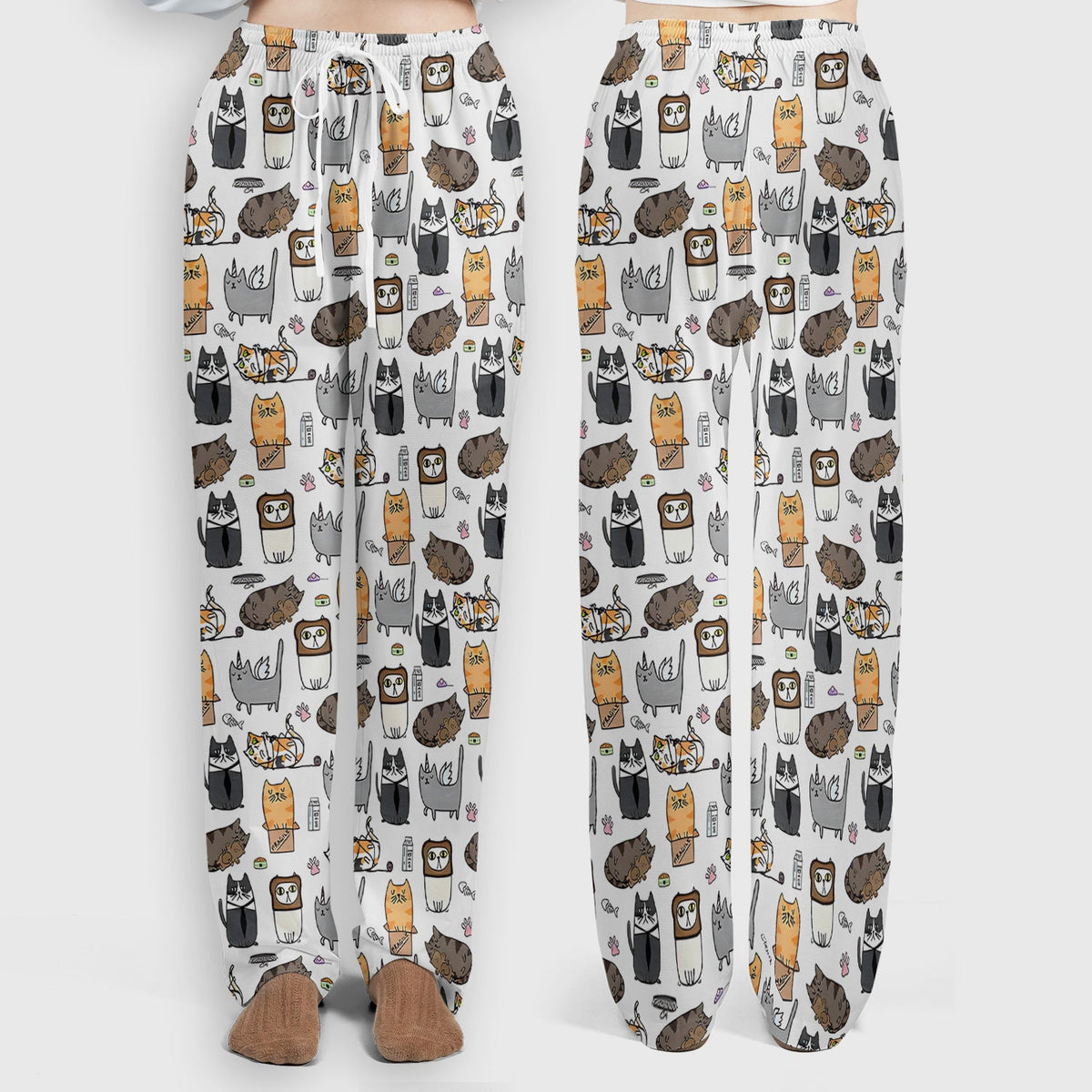 Lazy Cat Doodle Cozy Kitty Nurse Scrub Set