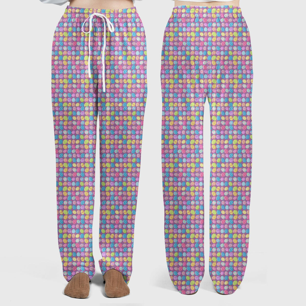 Colorful Easter Eggs Nurse Scrub Set