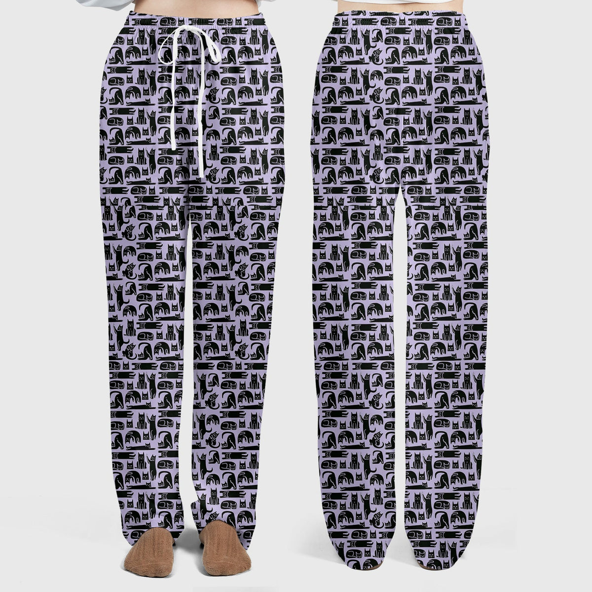 Funny Cat Poses Nurse Scrub Set