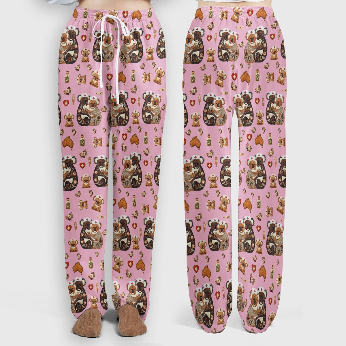 Koala Nurse Scrub Set - Valentines Day Gift