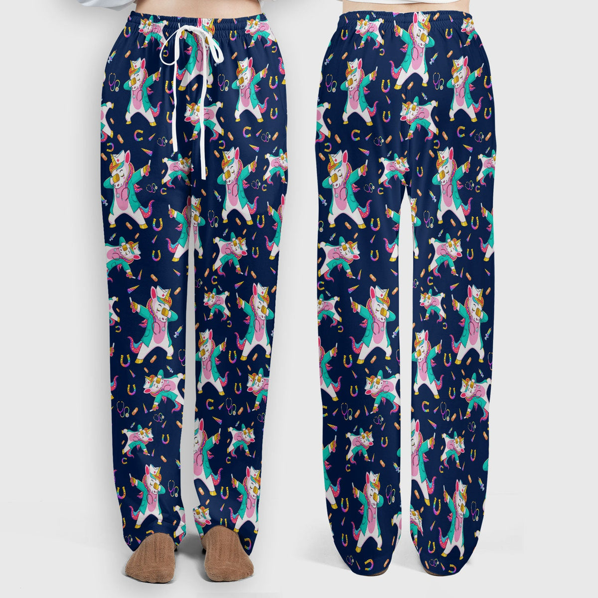 Unicorn Dance Nurse Scrub Set