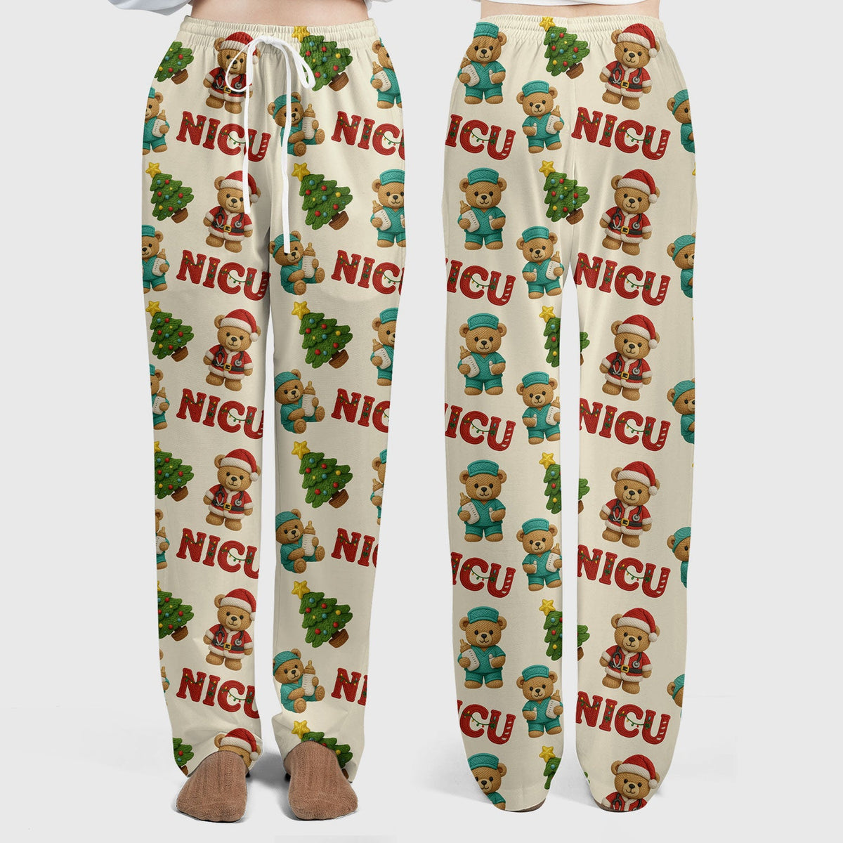 NICU Nurse Teddy Bear Scrub Set - Christmas Gift