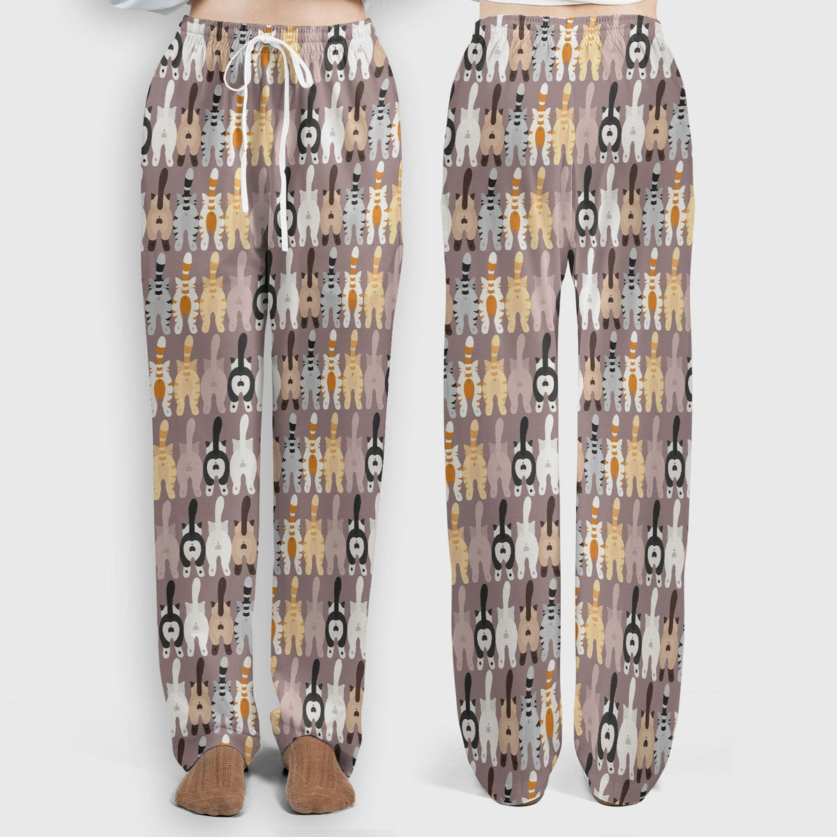 Funny Cat Butt Nurse Scrub Set