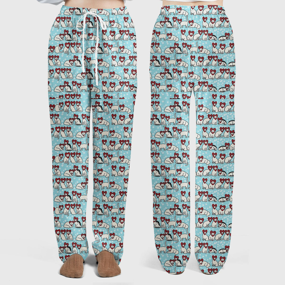 Cat Heart Nurse Scrub Set
