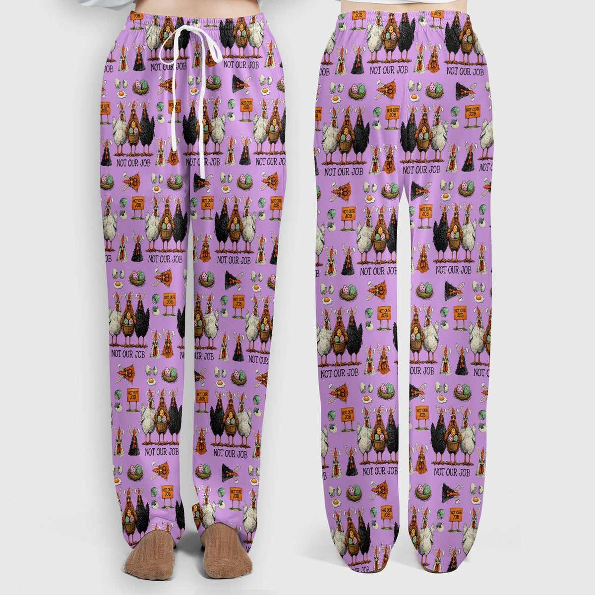 Chicken Humor Nurse Scrub Set - Easter Gift