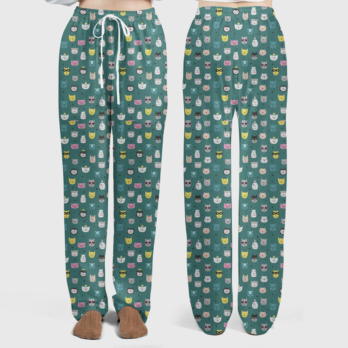 Colorful Kitty Nurse Scrub Set