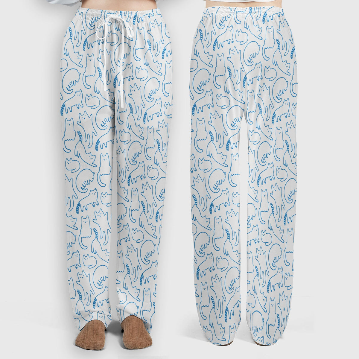 Artistic Cat Nurse Scrub Set