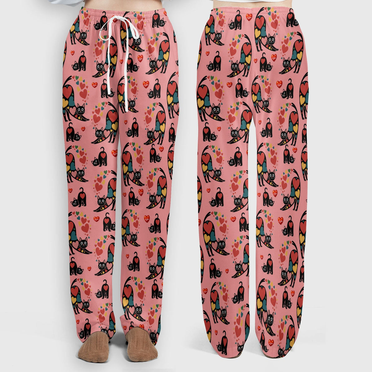 Cat Valentine Heart Nurse Scrub Set