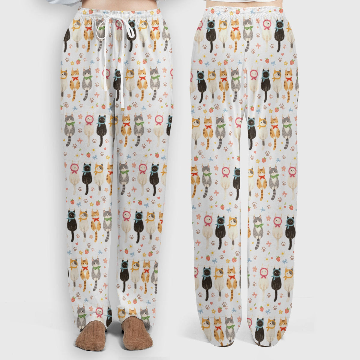 Cat Clothesline Nurse Scrub Set