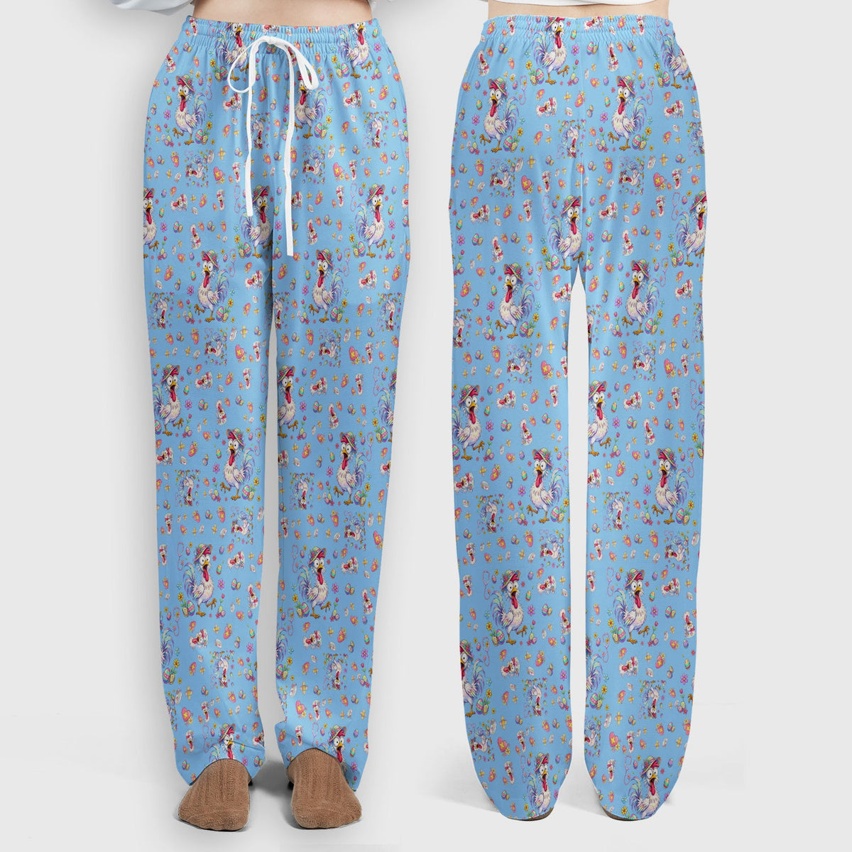 Easter Chicken Nurse Scrub Set