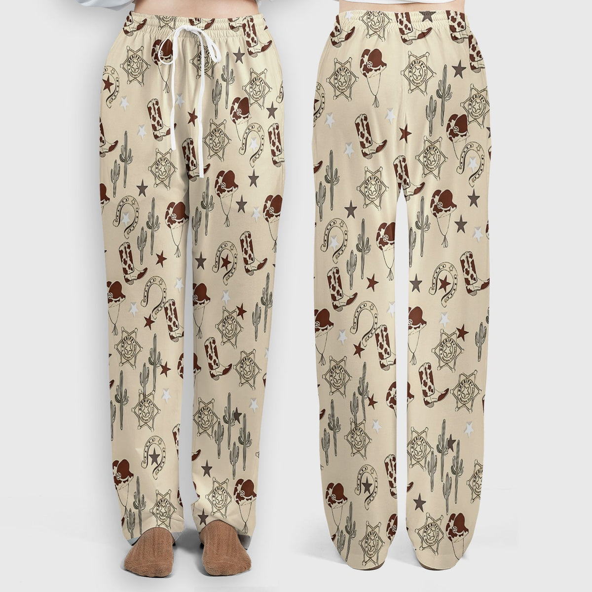 Cowboy Hats & Boots Nurse Scrub Set