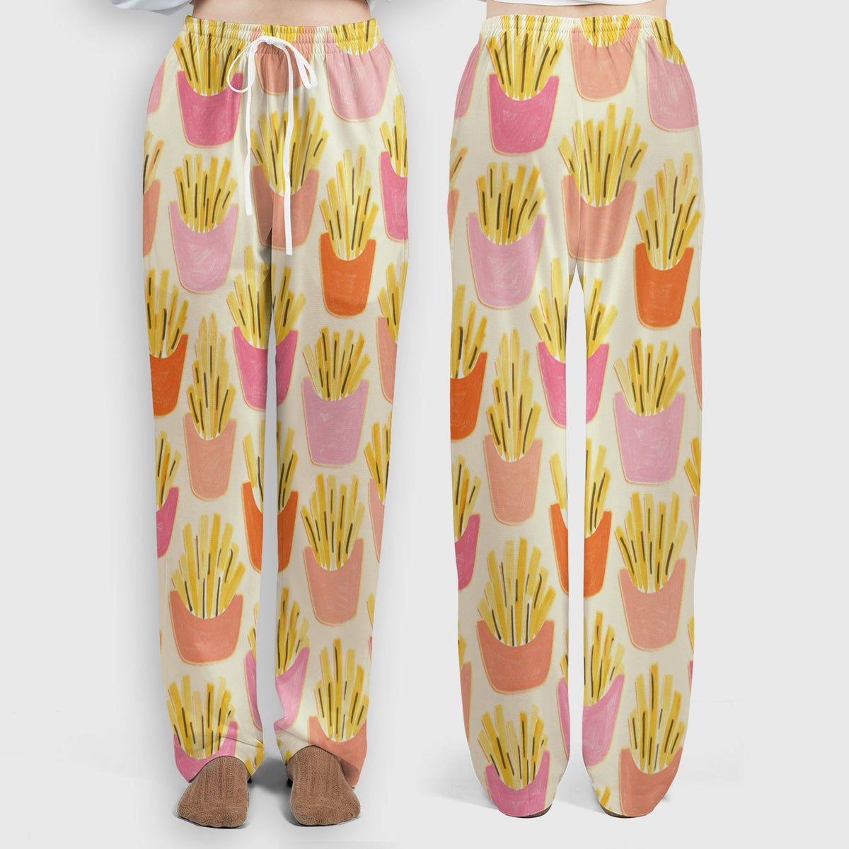 French Fries Nurse Scrub Set