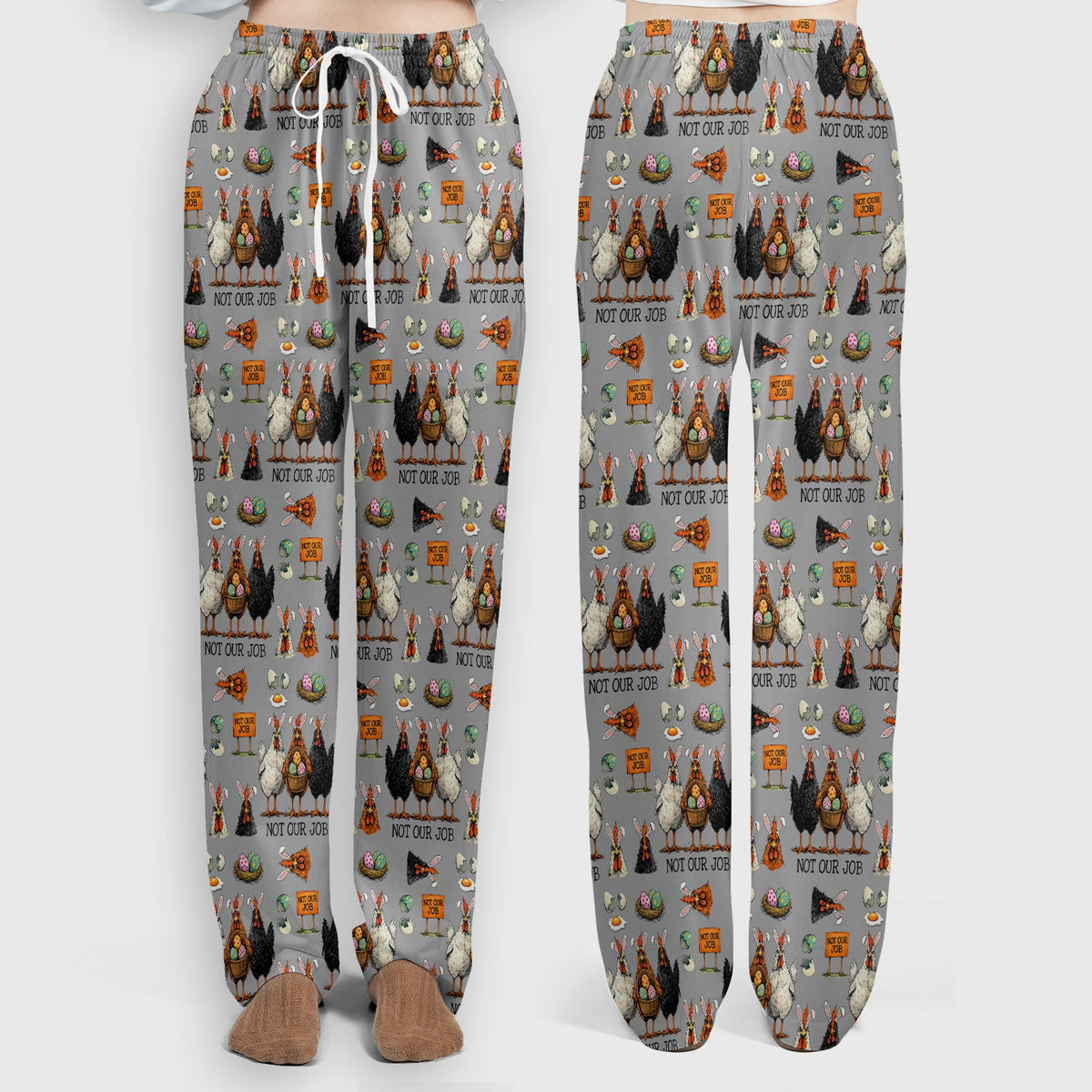 Chicken Humor Nurse Scrub Set - Easter Gift