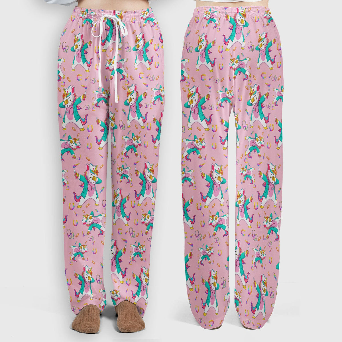 Unicorn Dance Nurse Scrub Set