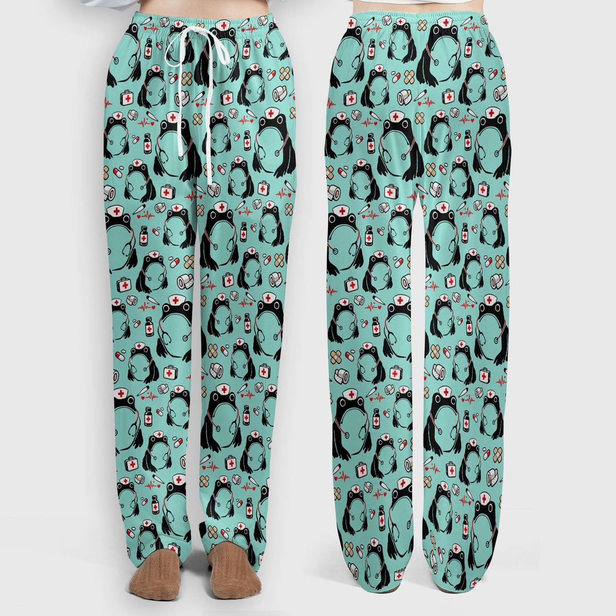 Frog Medical Nurse Scrub Set