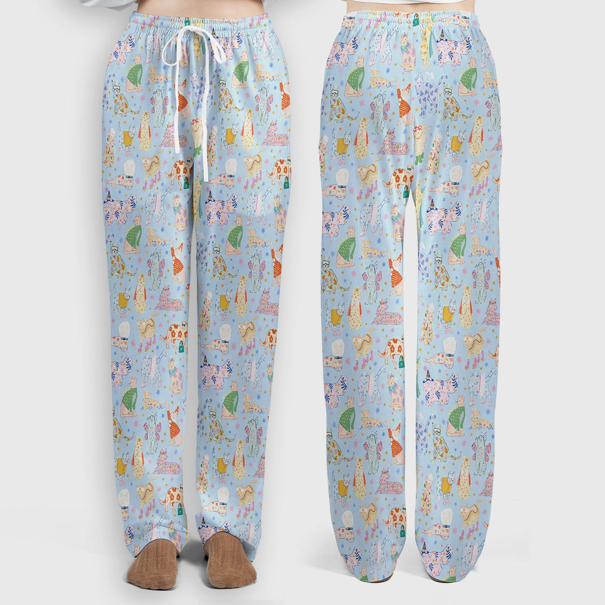 Colorful Cats Nurse Scrub Set
