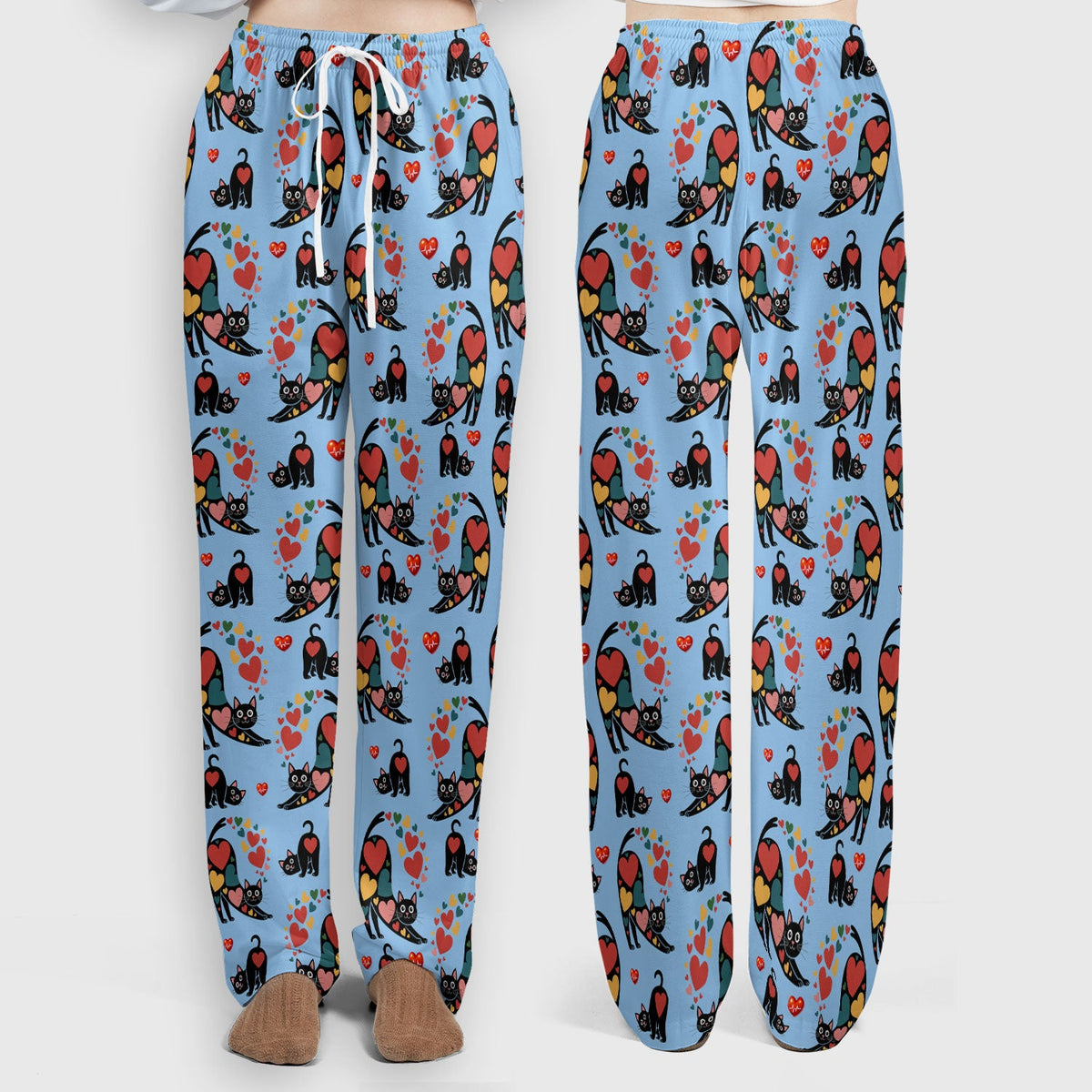 Cat Valentine Heart Nurse Scrub Set