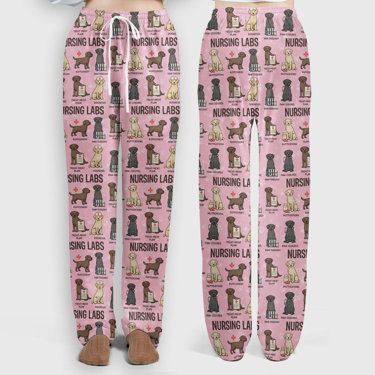 Lab Dog Nurse Scrub Set