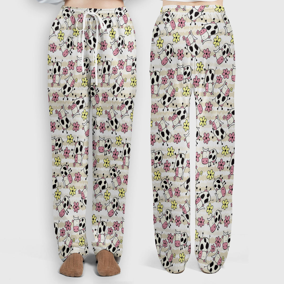 Cow Flower Meadow Nurse Scrub Set