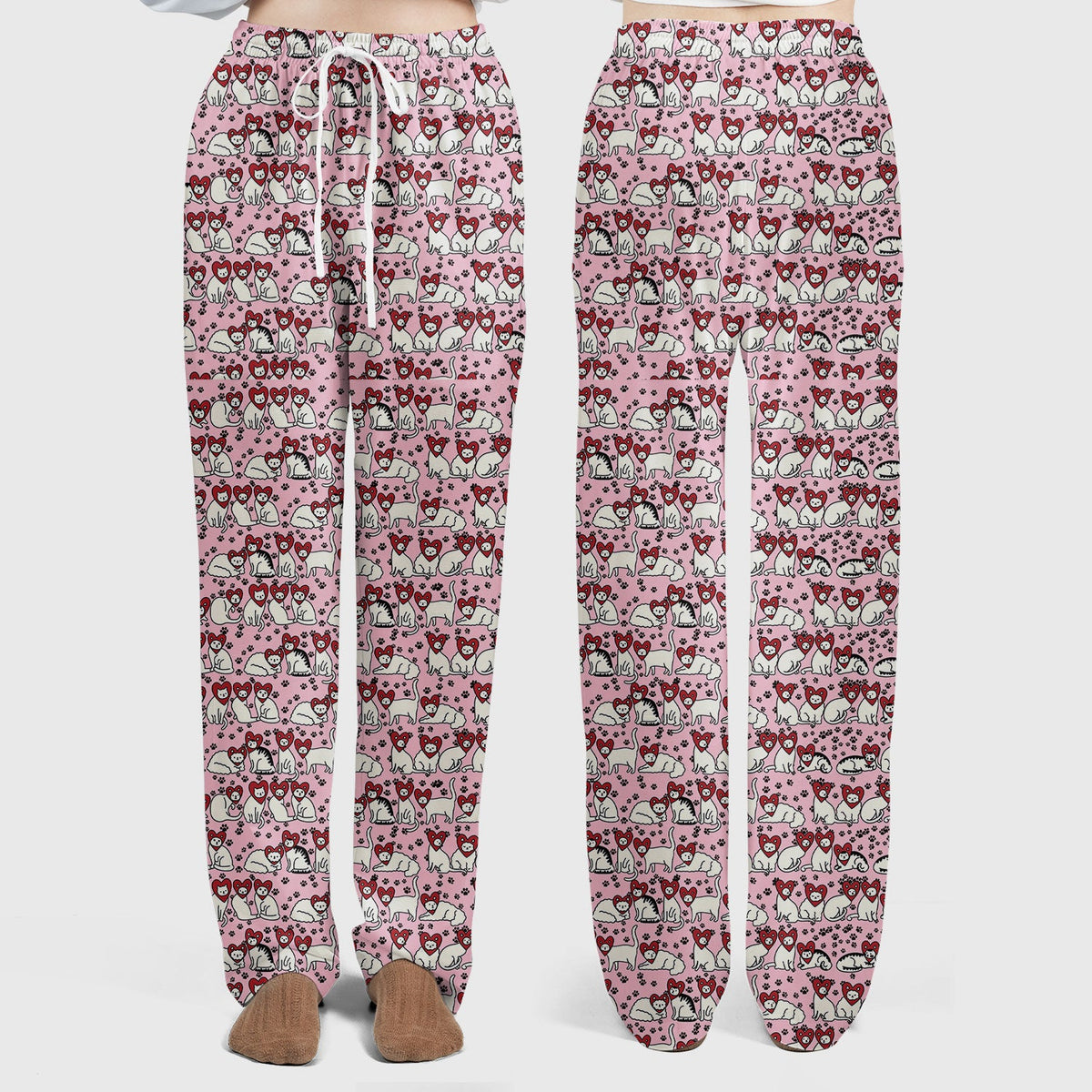 Cat Heart Nurse Scrub Set