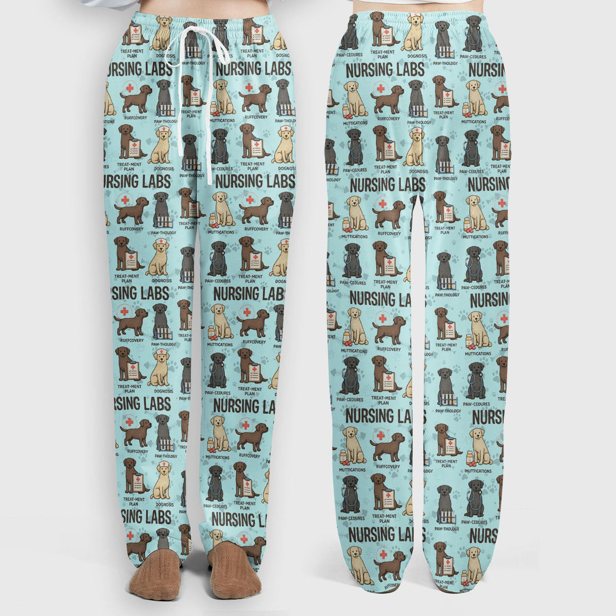 Lab Dog Nurse Scrub Set