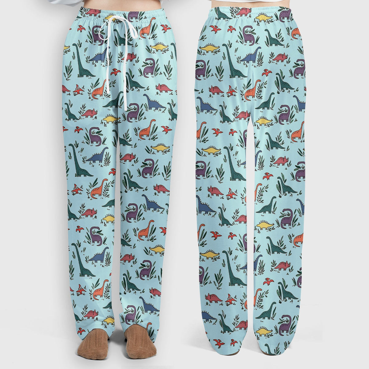 Dinosaur Leafy Garden Nurse Scrub Set