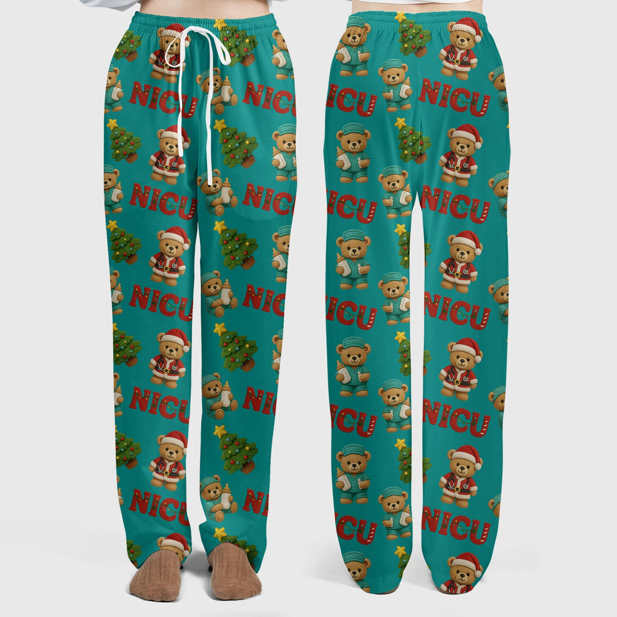 NICU Nurse Teddy Bear Scrub Set - Christmas Gift