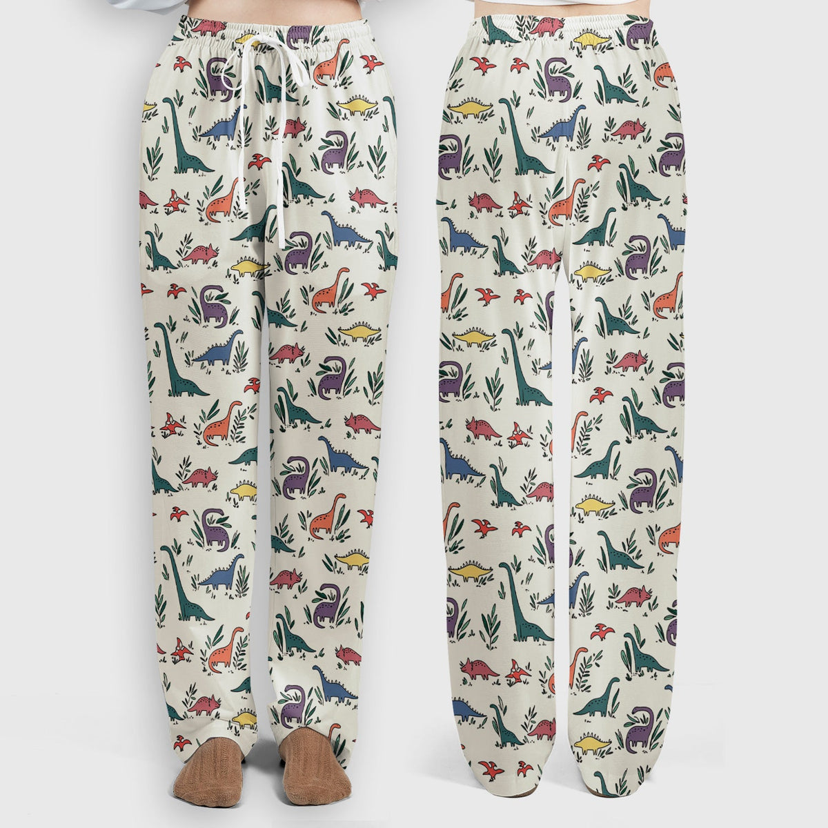 Dinosaur Leafy Garden Nurse Scrub Set
