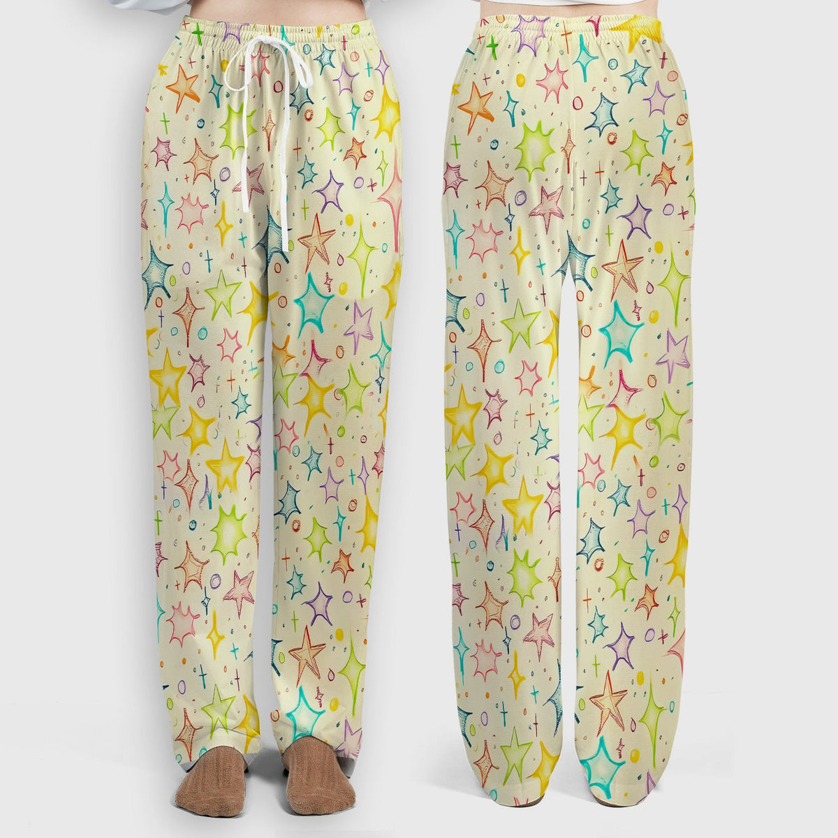 Chill Raccoon Starry Music Nurse Scrub Set
