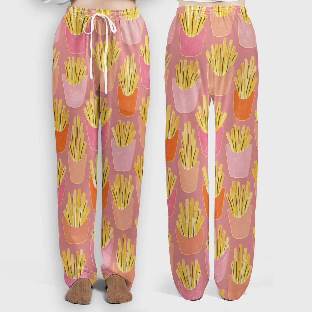 French Fries Nurse Scrub Set