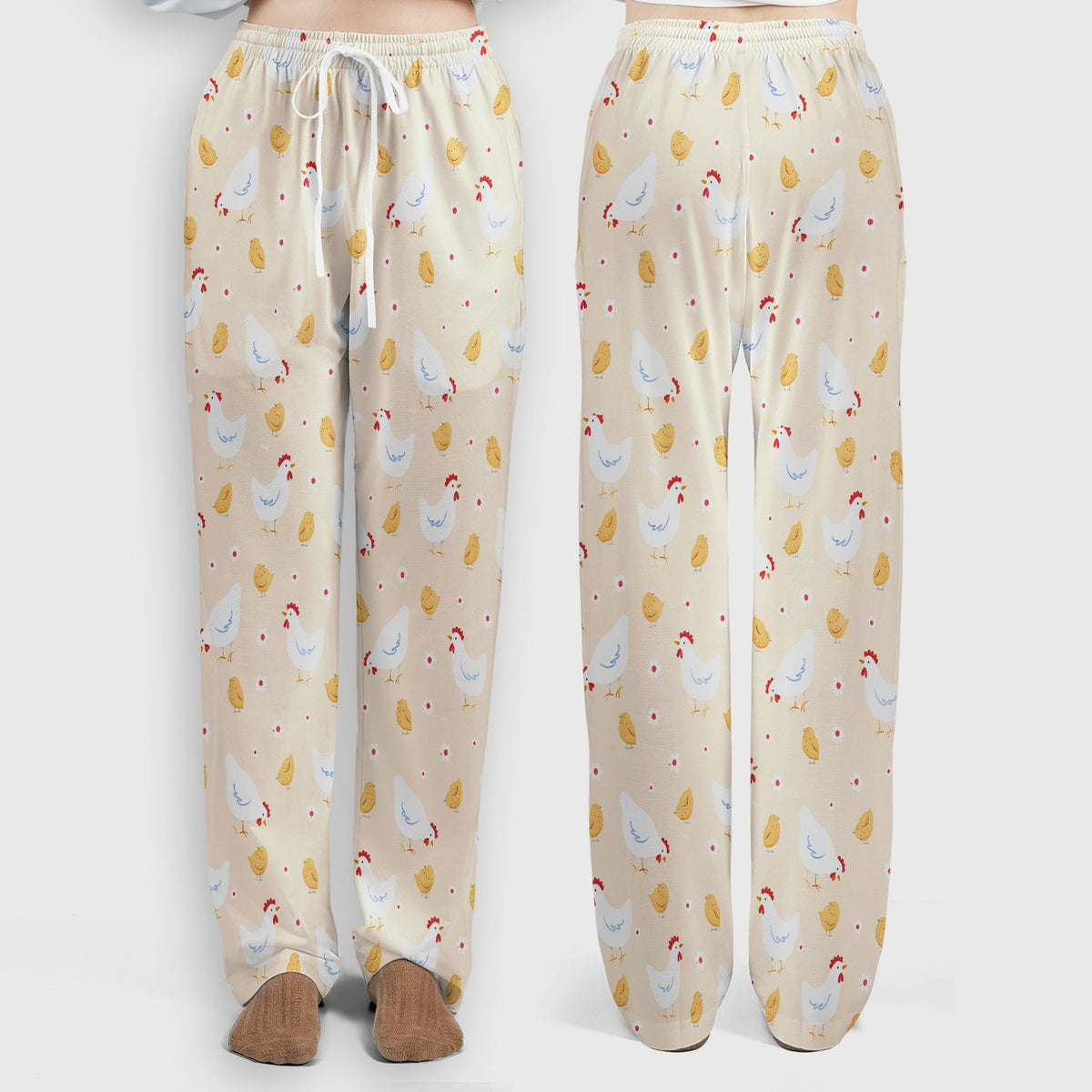 Chicken And Cute Chicks Nurse Scrub Set