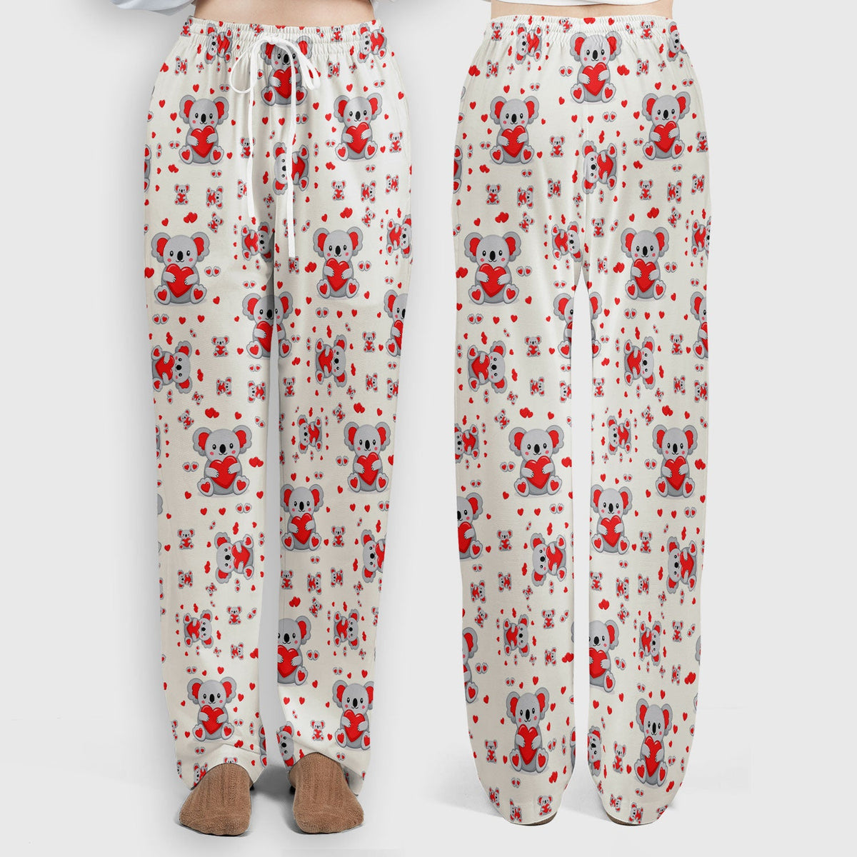 Valentine Koala Heart Nurse Scrub Set