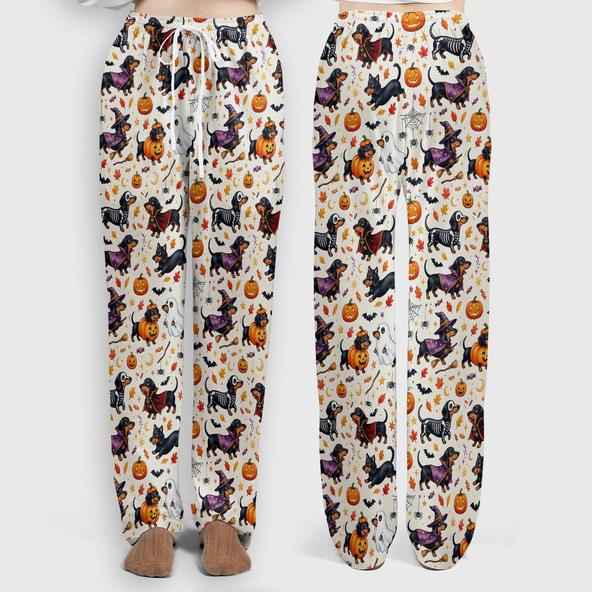 Halloween Dachshund Costume Nurse Scrub Set