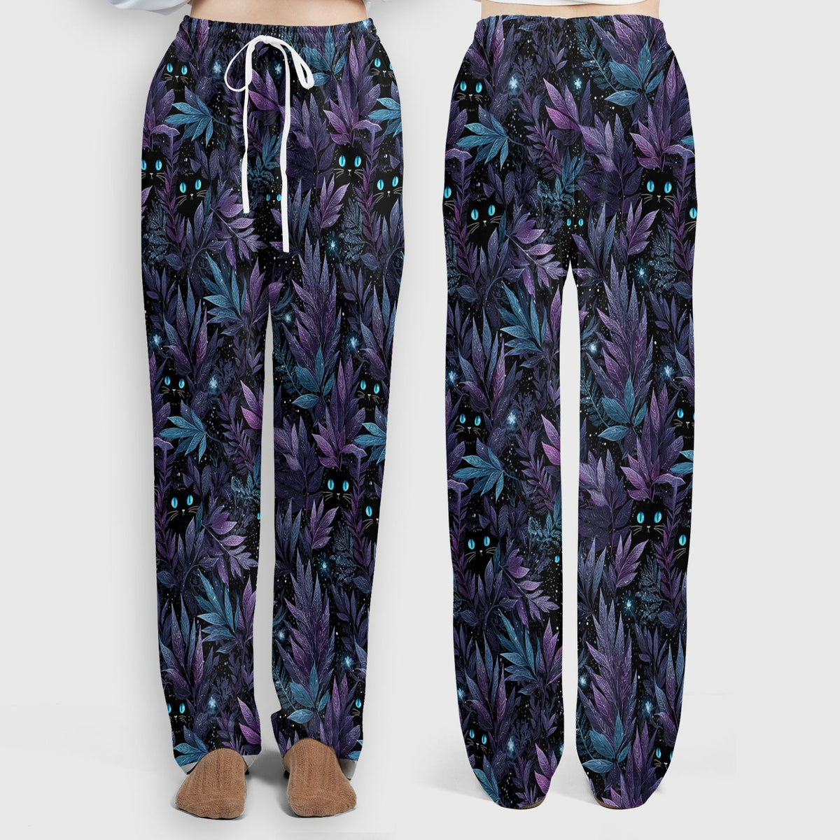 Mystic Black Cat Veterinary Nurse Scrub Set