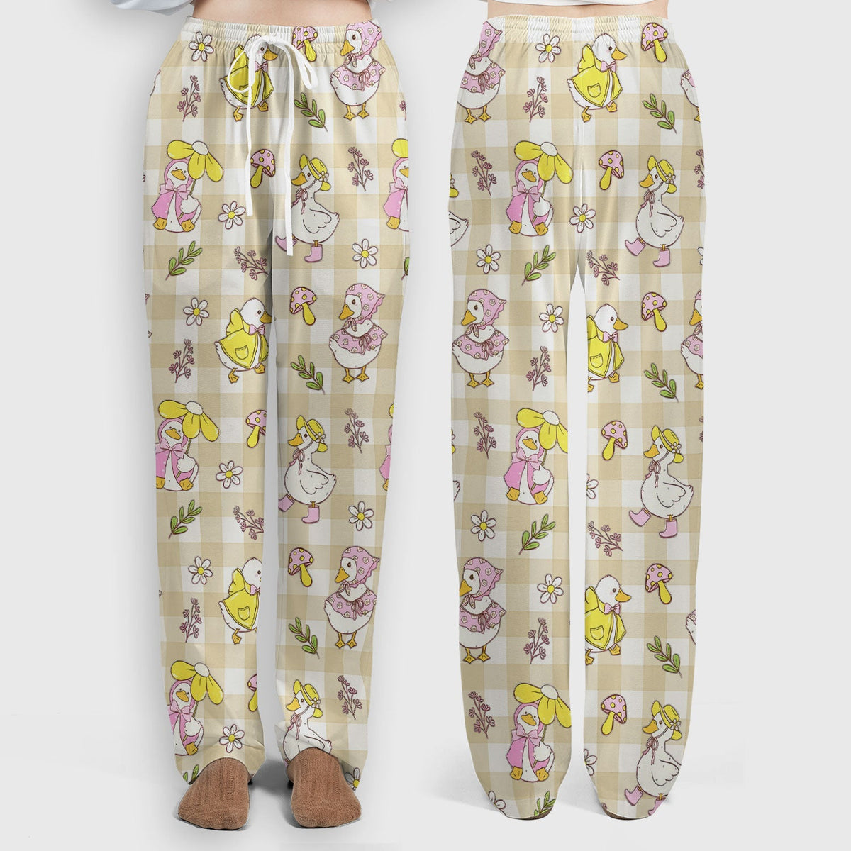 Duck Outfit Gingham Nurse Scrub Set
