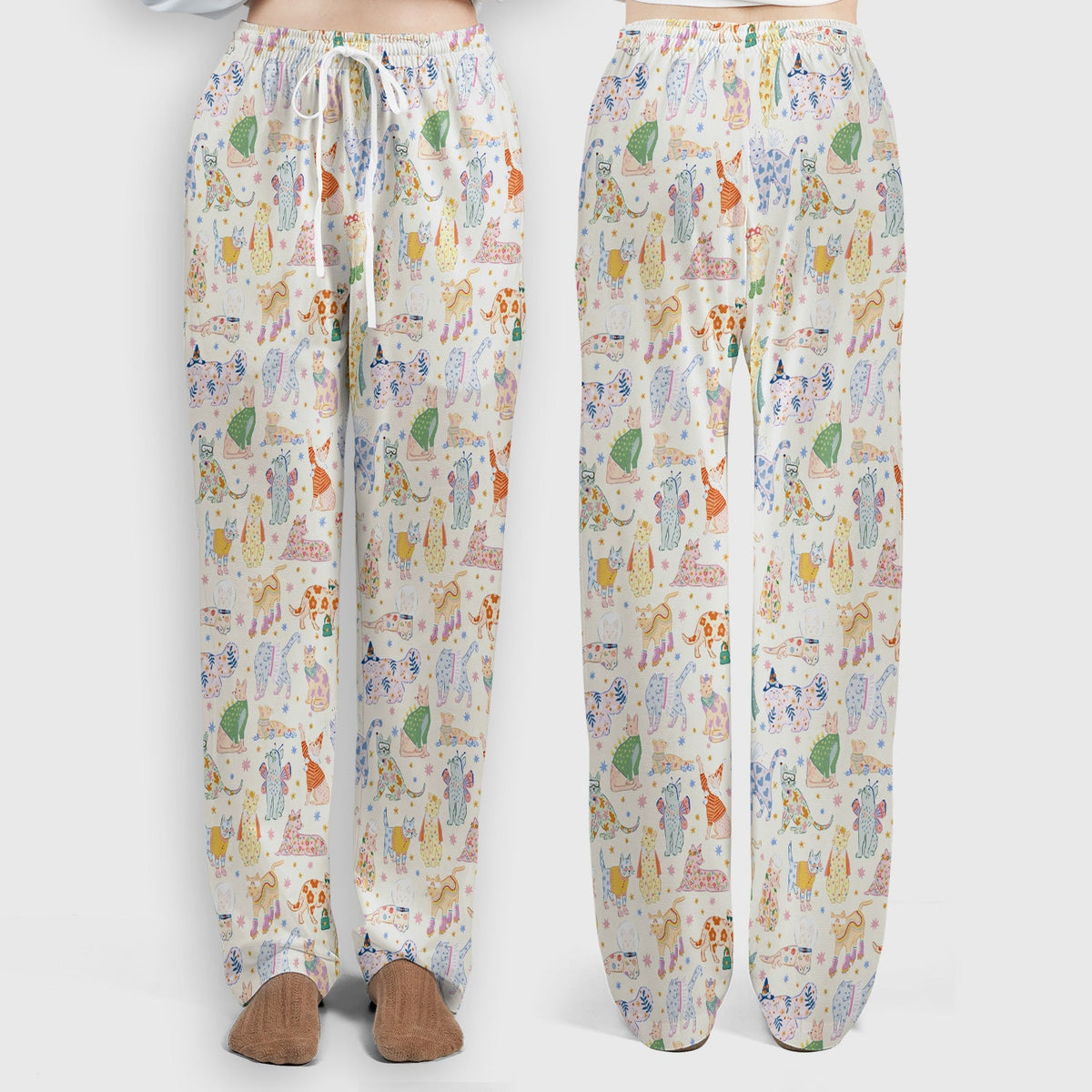 Colorful Cats Nurse Scrub Set