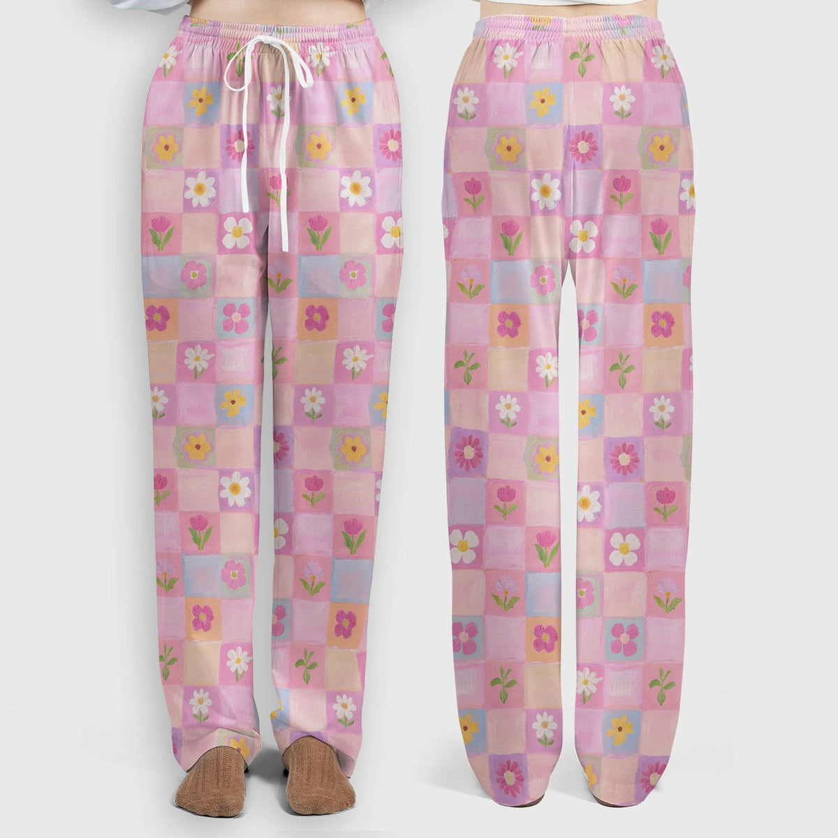 Lovely Pastel Floral Patchwork Nurse Scrub Set