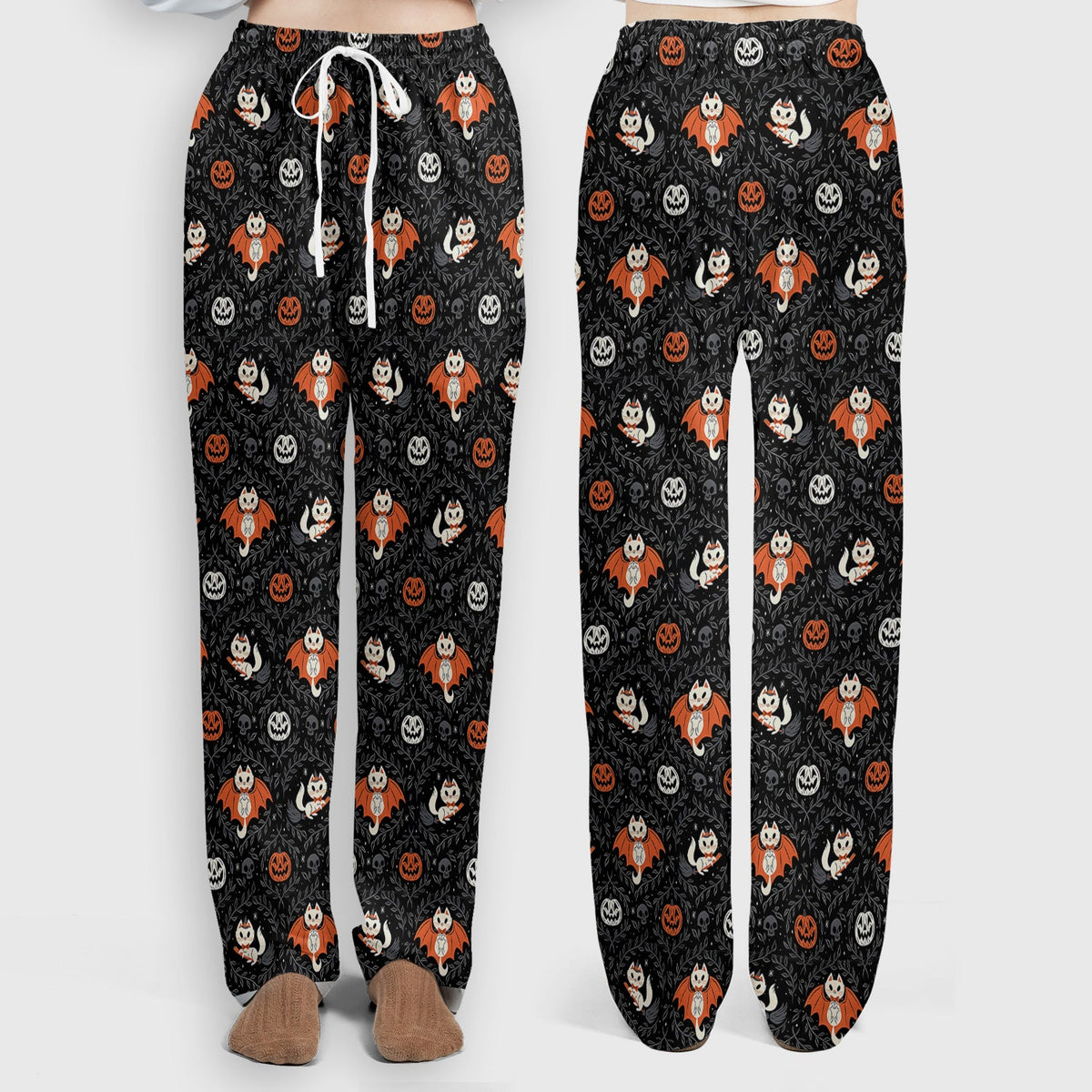 Halloween Vampire Cat Nurse Scrub Set
