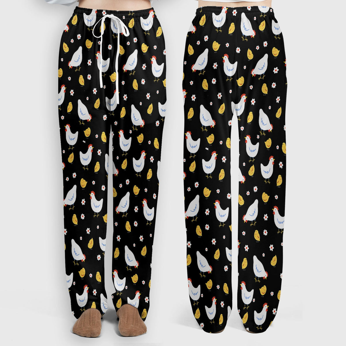 Chicken And Cute Chicks Nurse Scrub Set