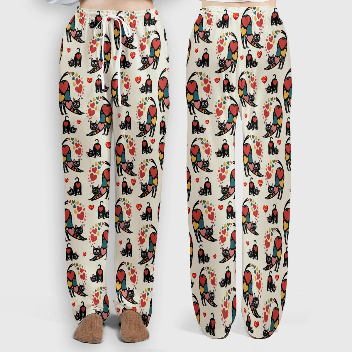 Cat Valentine Heart Nurse Scrub Set